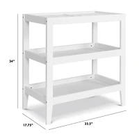 Colby Changing Table - White 