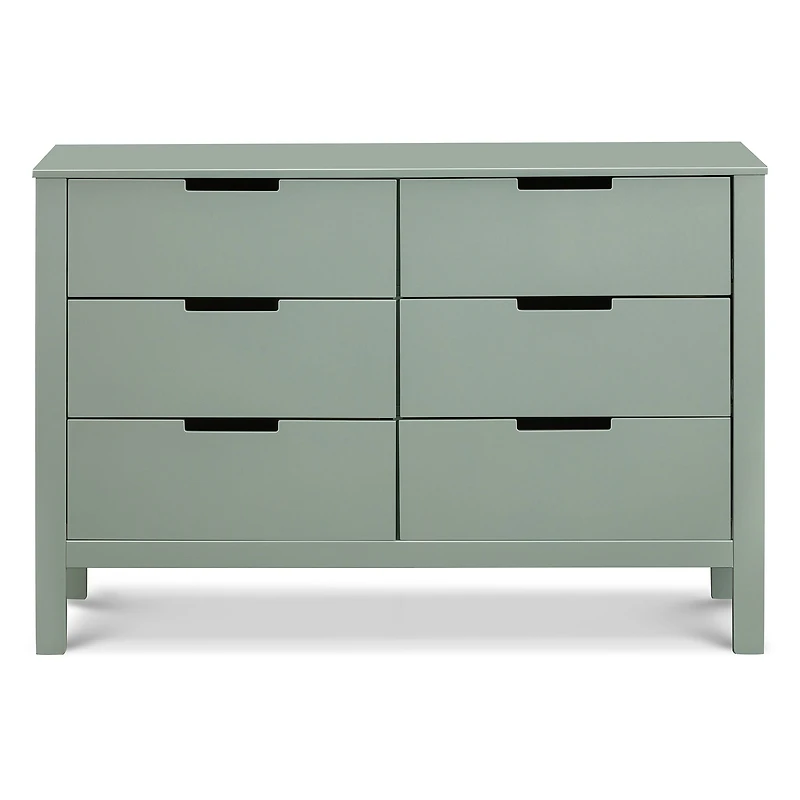 Colby 6-Drawer Double Dresser - Light Sage