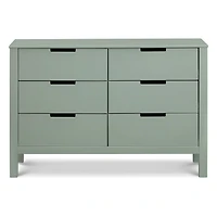 Colby 6-Drawer Double Dresser - Light Sage