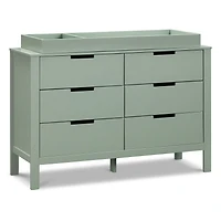 Commode 6 Tiroirs Colby - Sauge
