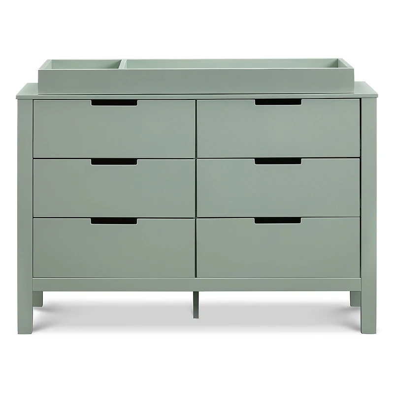 Colby 6-Drawer Double Dresser - Light Sage