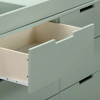 Commode 6 Tiroirs Colby - Sauge