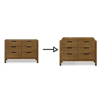 Commode 6 Tiroirs Colby - Noyer