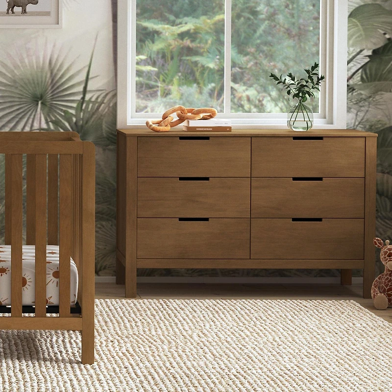 Colby 6-Drawer Double Dresser - Walnut