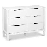 Commode 6 Tiroirs Colby - Blanc