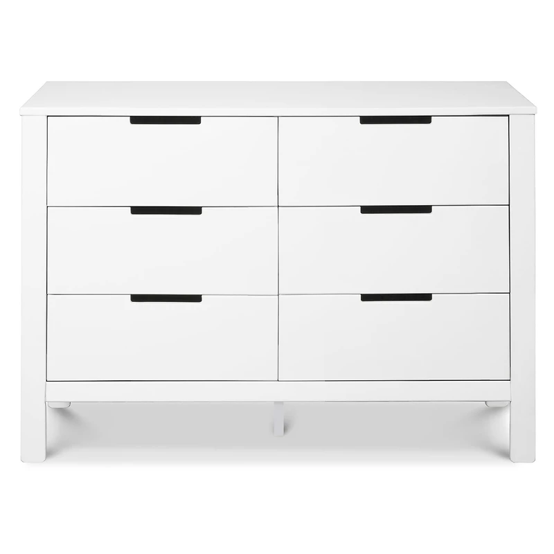 Colby 6-Drawer Double Dresser - White
