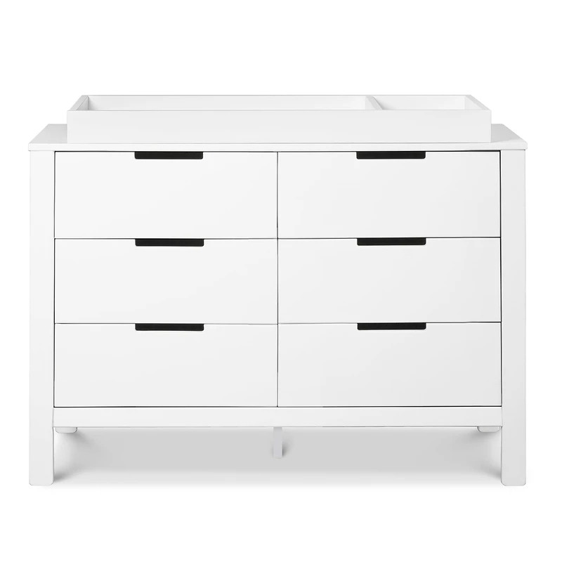 Colby 6-Drawer Double Dresser - White