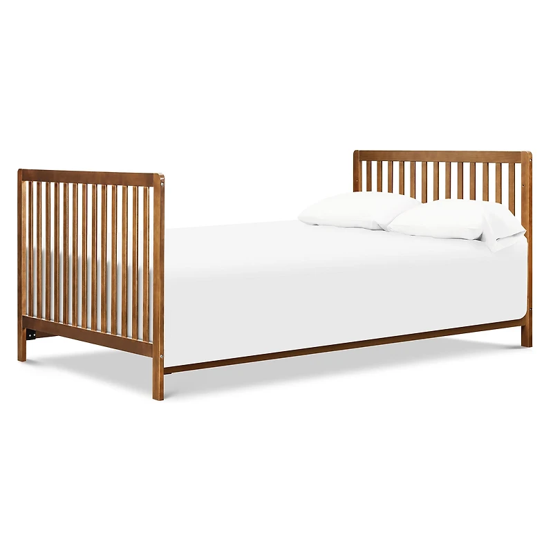 Couchette Convertible 4-en-1 Colby avec Tiroir Gigogne - Noyer