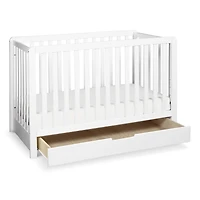 Colby 4-in-1 Convertible Crib with Trundle Drawer - White