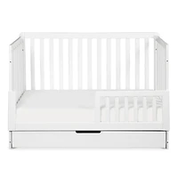 Colby 4-in-1 Convertible Crib with Trundle Drawer - White