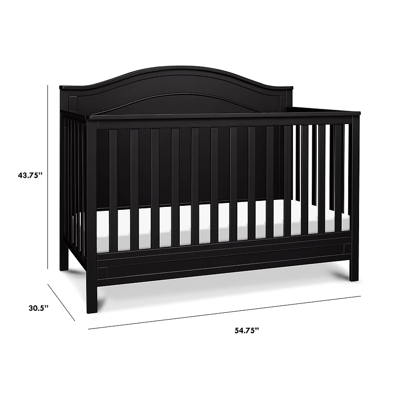 Charlie 4-in-1 Convertible Crib - Ebene