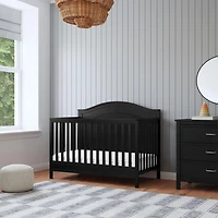 Charlie 4-in-1 Convertible Crib - Ebene