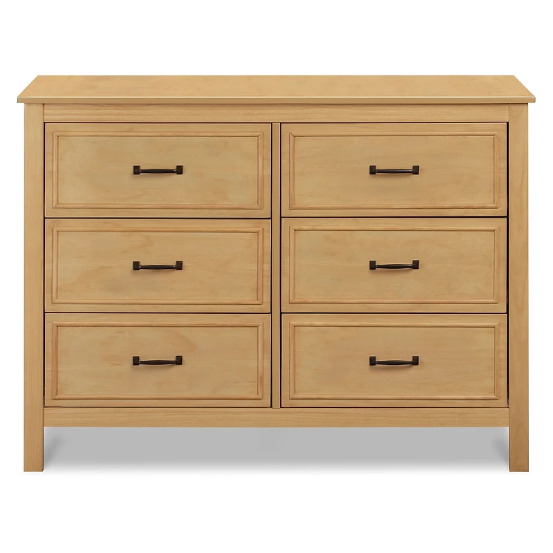 Charlie 6-Drawer Double Dresser - Honey