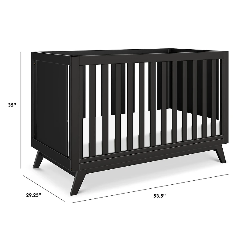 Otto 3-in-1 Convertible Crib - Ebony