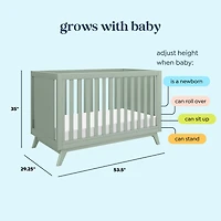 Otto 3-in-1 Convertible Crib-  Sage