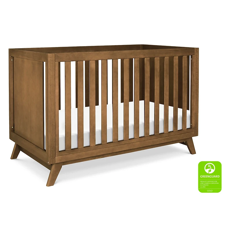Otto 3-in-1 Convertible Crib - Walnut