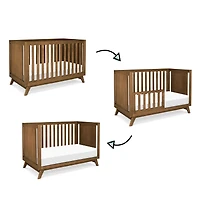 Otto 3-in-1 Convertible Crib - Walnut