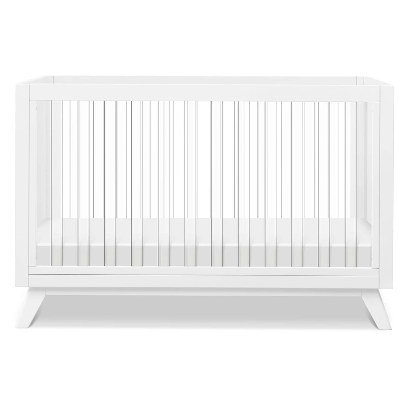 Otto 3-in-1 Convertible Crib - White/Acrylic