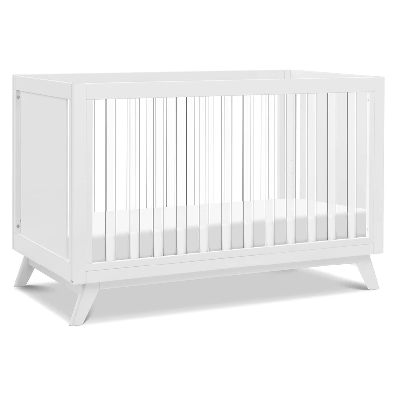 Otto 3-in-1 Convertible Crib - White/Acrylic
