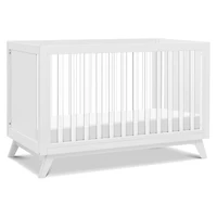 Otto 3-in-1 Convertible Crib - White/Acrylic