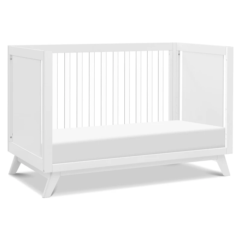 Otto 3-in-1 Convertible Crib - White/Acrylic