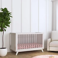 Otto 3-in-1 Convertible Crib - White/Acrylic
