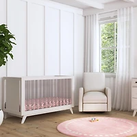 Otto 3-in-1 Convertible Crib - White/Acrylic
