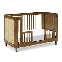 Marin with Cane 3-in-1 Convertible Crib - Walnut