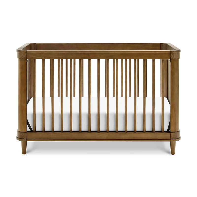 Marin with Cane 3-in-1 Convertible Crib - Walnut