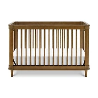 Marin with Cane 3-in-1 Convertible Crib - Walnut