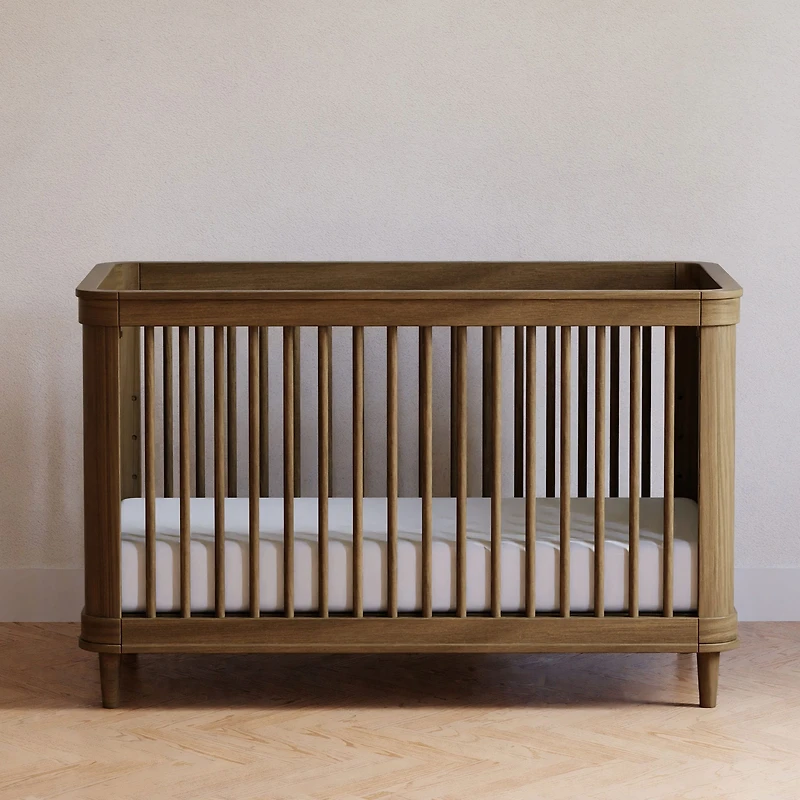 Couchette Convertible 3-en-1 Marin - Naturel Noyer