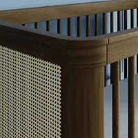 Couchette Convertible 3-en-1 Marin - Naturel Noyer