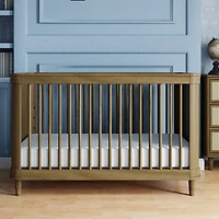 Marin with Cane 3-in-1 Convertible Crib - Walnut