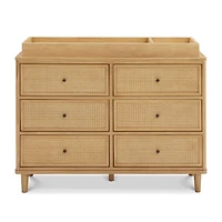 Marin with Cane 6 Drawer Assembled Dresser