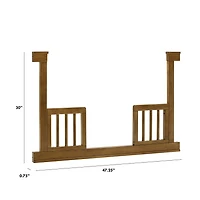 Toddler Bed Conversion Kit - Natural Walnut