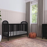 Beau 3-in-1 Convertible Crib - Ebony