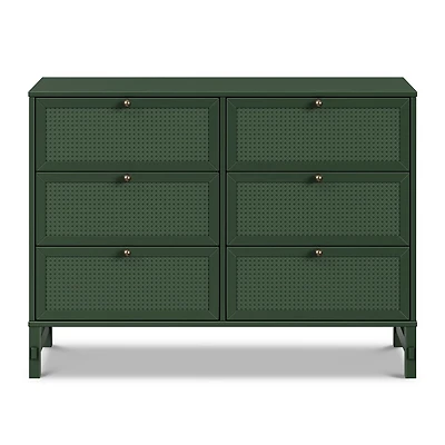 Commode 6 Tiroirs Margot- Vert Forêt