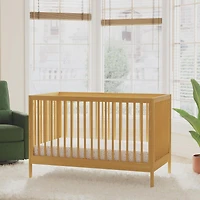 Birdie 3-in-1 Convertible Crib - Honey