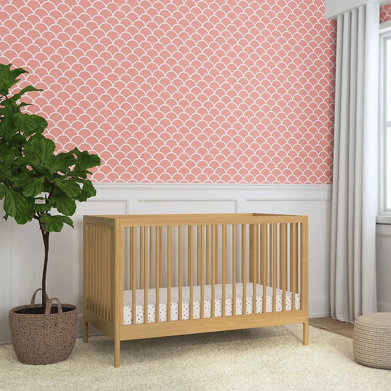 Birdie 3-in-1 Convertible Crib - Honey