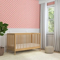 Birdie 3-in-1 Convertible Crib - Honey