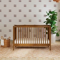 Birdie 3-in-1 Convertible Crib - Walnut