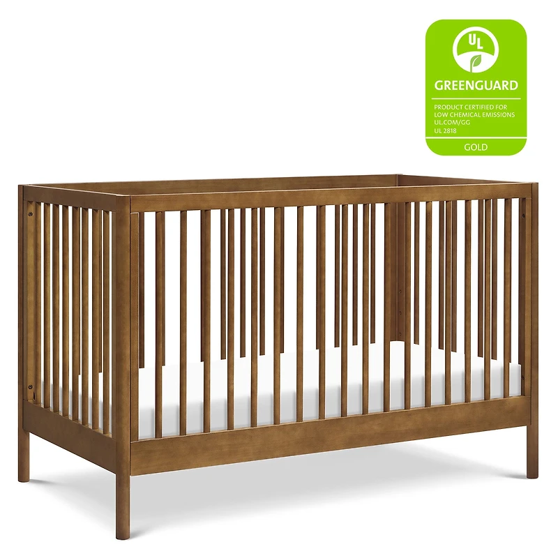 Birdie 3-in-1 Convertible Crib - Walnut