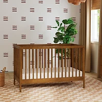 Birdie 3-in-1 Convertible Crib - Walnut