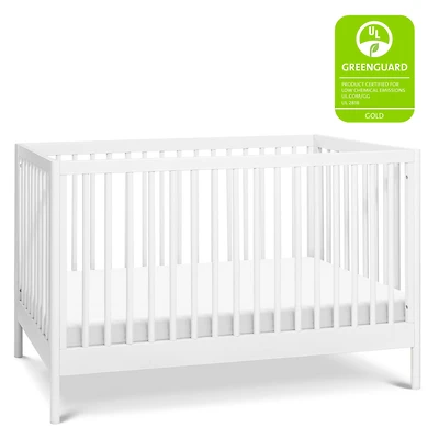 Birdie 3-in-1 Convertible Crib - White