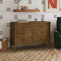 Commode Birdie à 6 tiroirs - Noyer