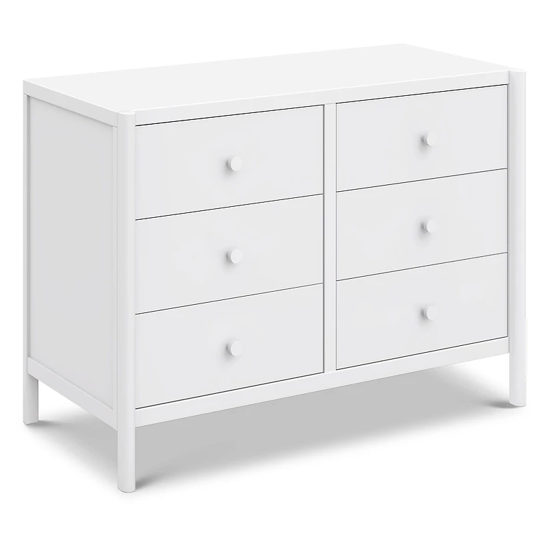 Birdie 6 Drawers Dresser - White 