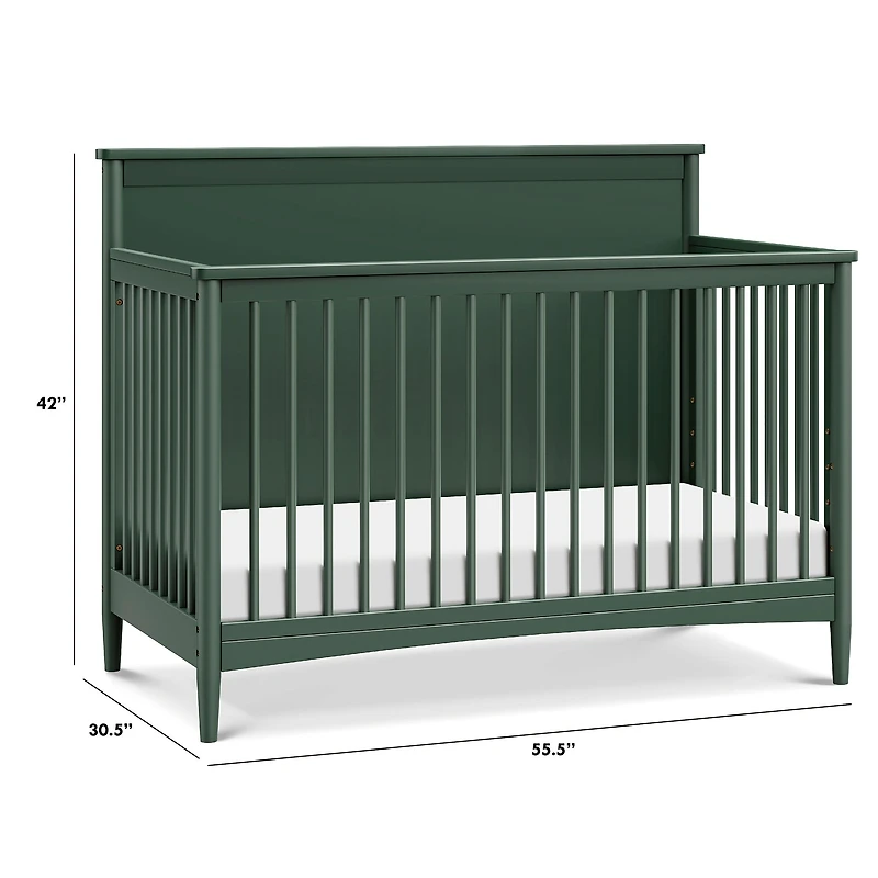 Frem 4-in-1 Convertible Crib - Forest Green