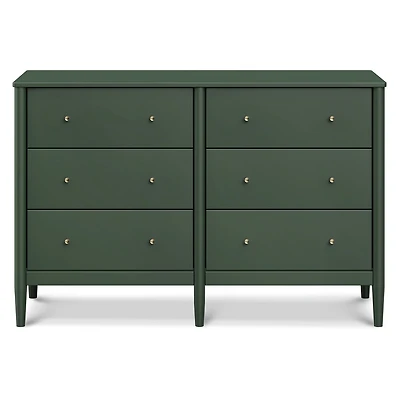 Frem 6-Drawer Dresser - Forest Green