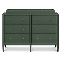 Frem 6-Drawer Dresser - Forest Green