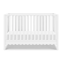 Sammy Scallop 4-in-1  Convertible Crib - White 